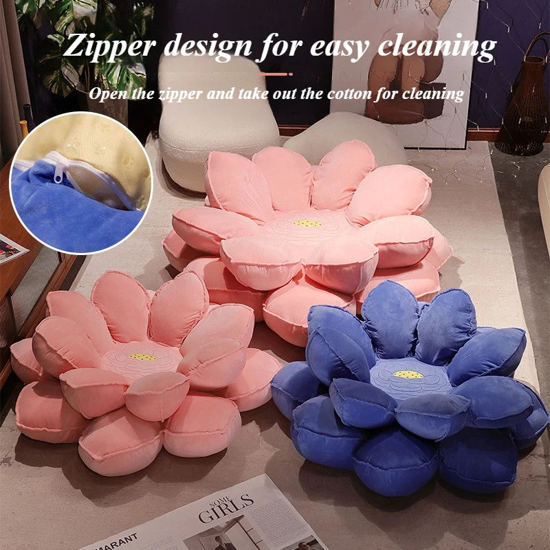 Cuscino da Pavimento Plush Fiore di Loto - Due Colori