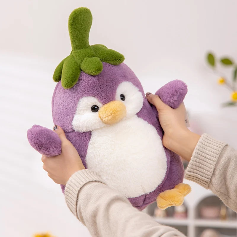 Eggplant Penguin Plushie, 10-24" | 25-60 cm
