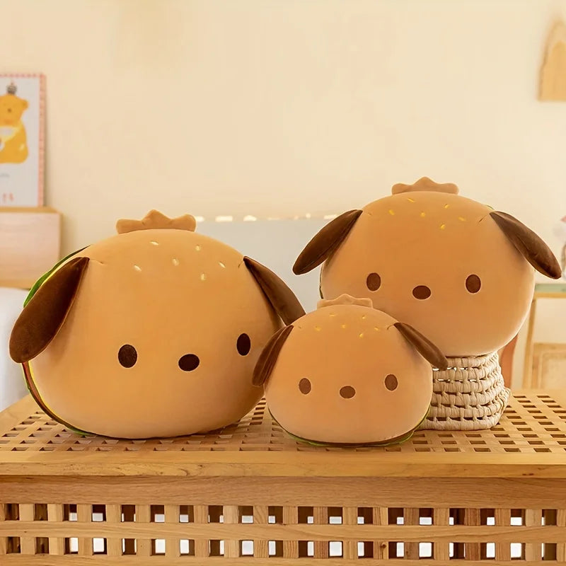 Plüsch-Hamburger-Hund, 33-40 cm | 33-40 cm