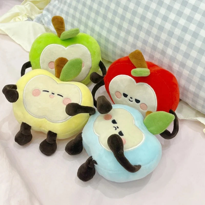 Squishy Apple Plush Toy | Soft Stuffed Fruit Pillow