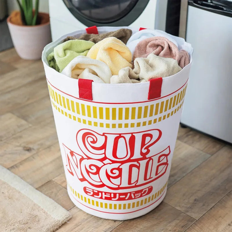 SUPER KINGSIZE Cup Noodle Plush Bag | Giant Instant Ramen Novelty Tote