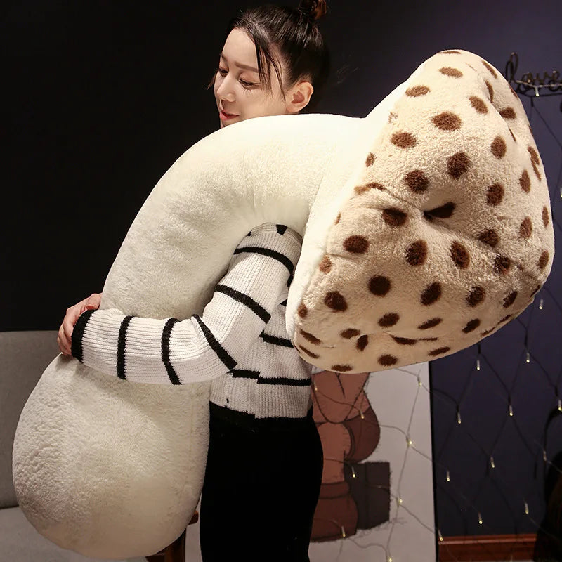 Jumbo Mushroom Plushie Body Pillow: Five Colors, 2.6-3.3' | 80-100 cm