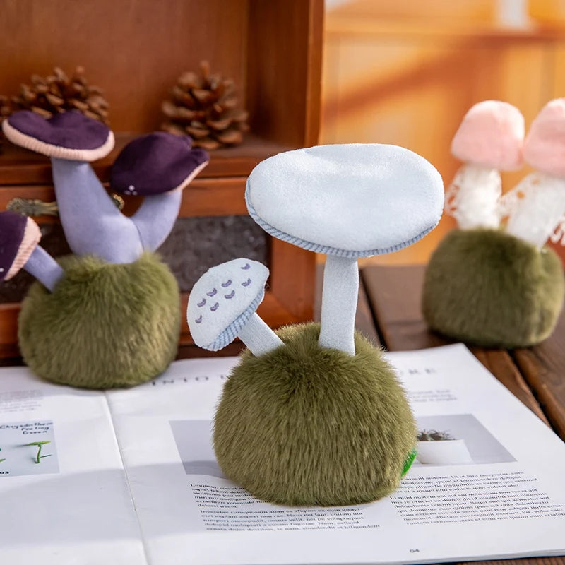 Kawaii Mini Mushroom Plush Toy, 5.5" | 14 cm
