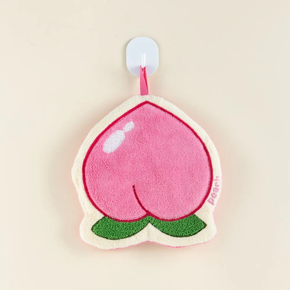 Cartoon Fruit Hand Towel | Soft Absorbent Bathroom & Kitchen Cloth