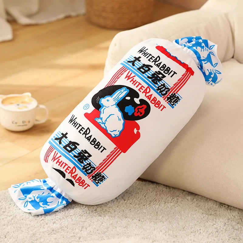 Juguete de peluche de caramelo Conejo Blanco, 20-40" | 50-110 centímetros