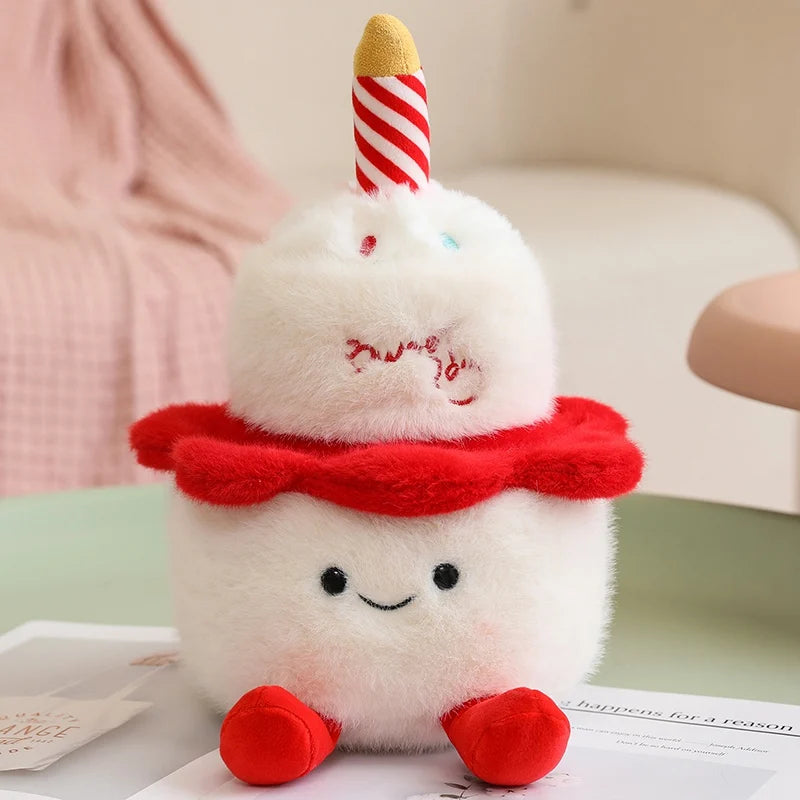 Cartoon Egg, Toast & Bread Plush Doll | Breakfast Food Stuffed Toy Set