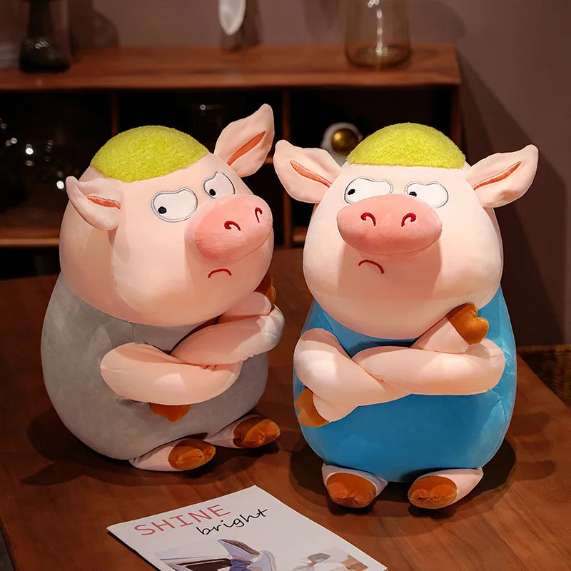 Angry Pig Plushies – Three Colors - 14-22" | 35-55 cm plush toy – – – Image 1 | Plushie Produce