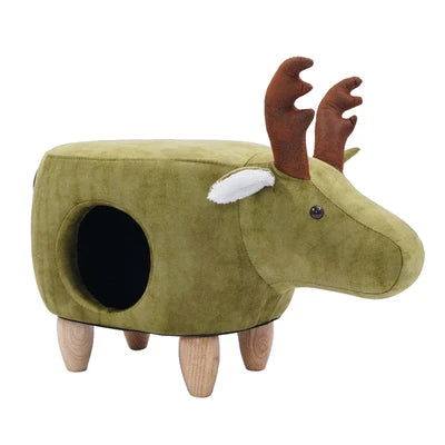 Animal Hideaway Storage Stool- Five Animal Designs plush toy – – Deer – Image 3 | Plushie Produce