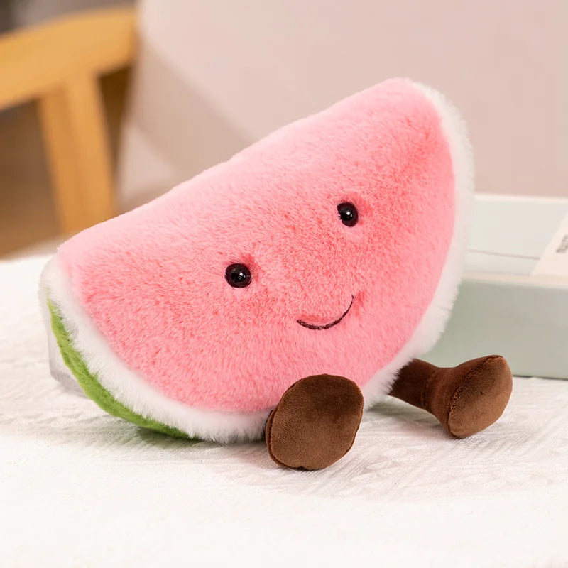 Assorted Cartoon Fruit Plushies, 11 Varieties plush toy – – 20cm watermelon wedge – Image 10 | Plushie Produce