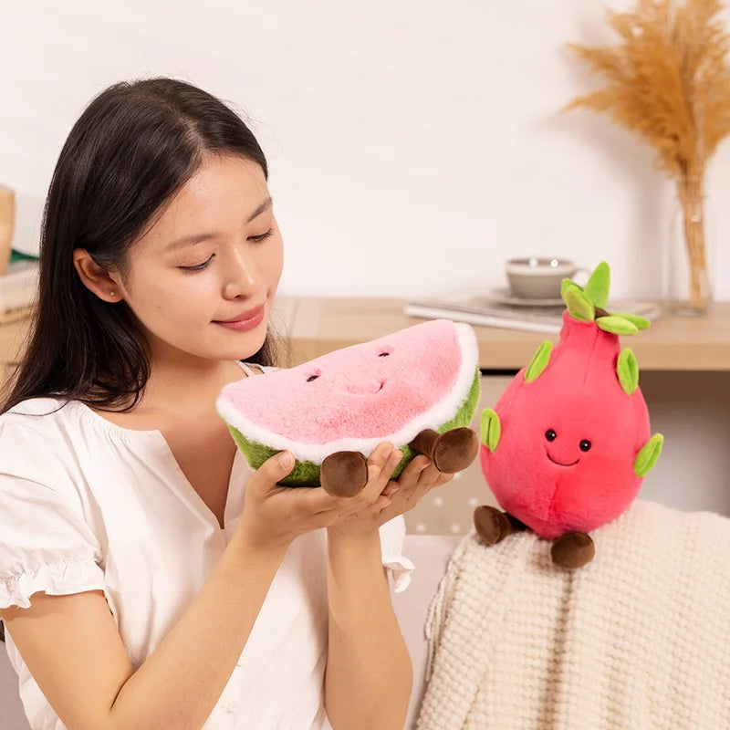 Assorted Cartoon Fruit Plushies, 11 Varieties plush toy – – – Image 3 | Plushie Produce