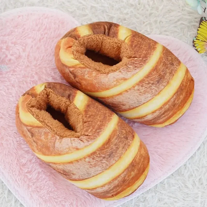 Baked Bread Children's Slippers- Four Varieties plush toy – – – Image 3 | Plushie Produce