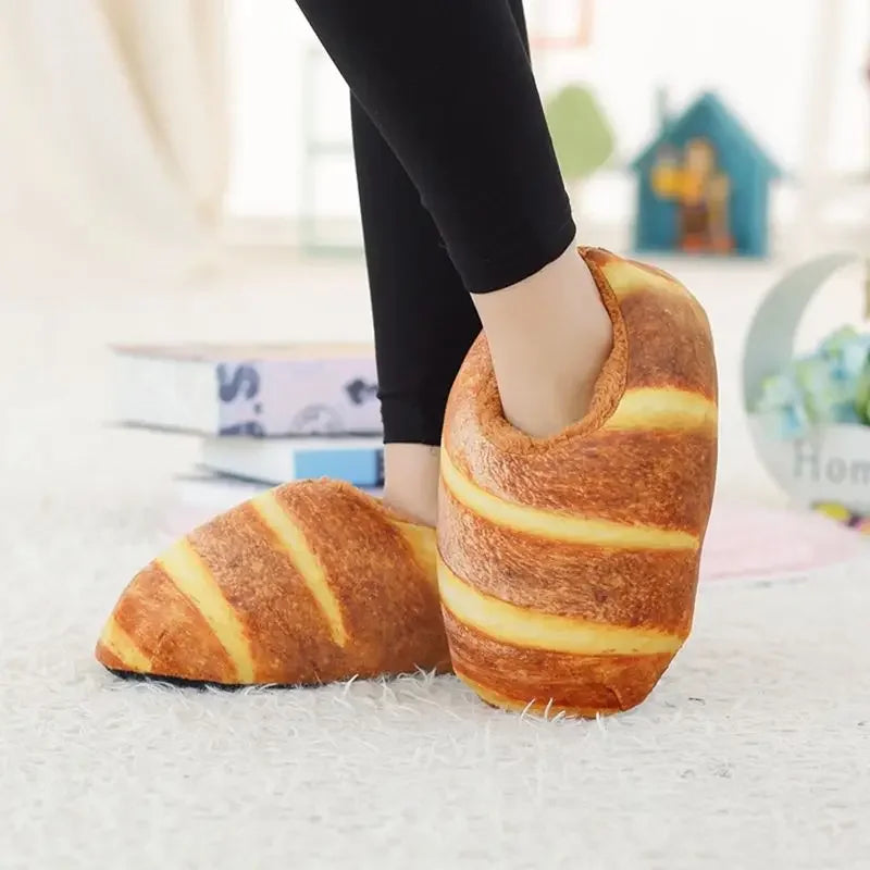 Baked Bread Children's Slippers- Four Varieties plush toy – – – Image 5 | Plushie Produce