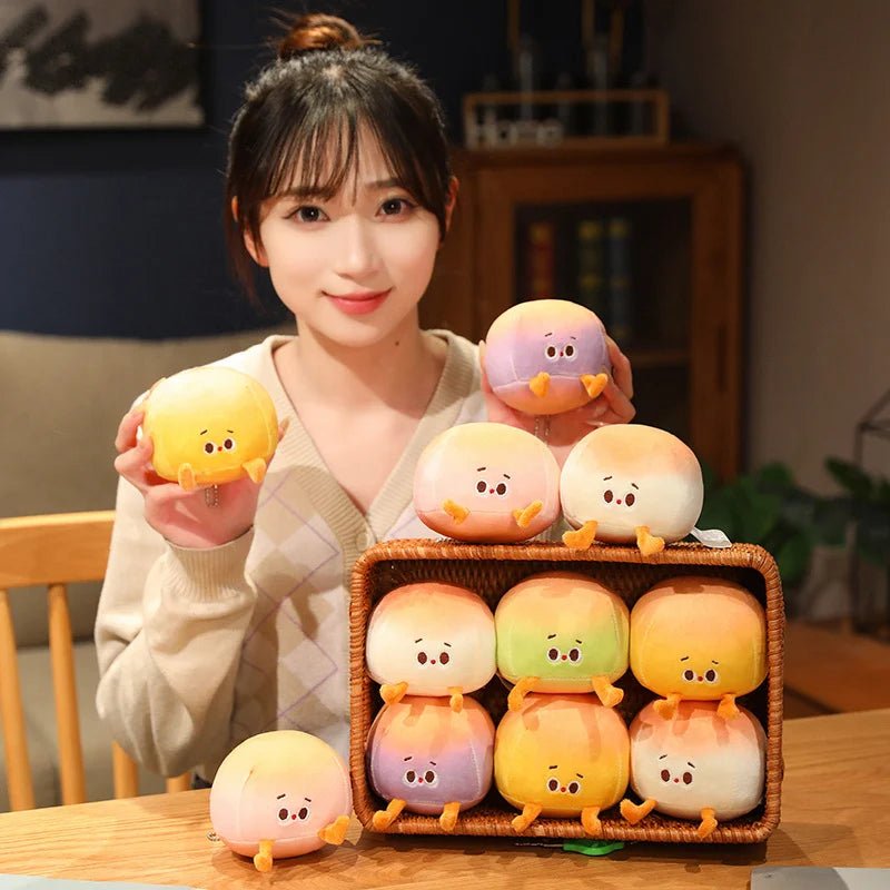Bao Bun Keychain Plush Toy, 4 colors, 4" | 10 cm plush toy – – – Image 2 | Plushie Produce