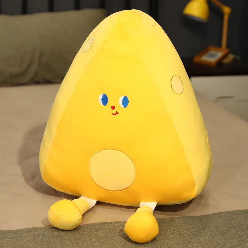 Cartoon Wedge of Cheese Plushie, 4 Colors, 12-20" | 30-50 cm plush toy – – – Image 2 | Plushie Produce