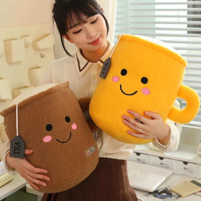 Cup of Tea Plushie, Three Colors, 13" | 34 cm plush toy – – – Image 2 | Plushie Produce