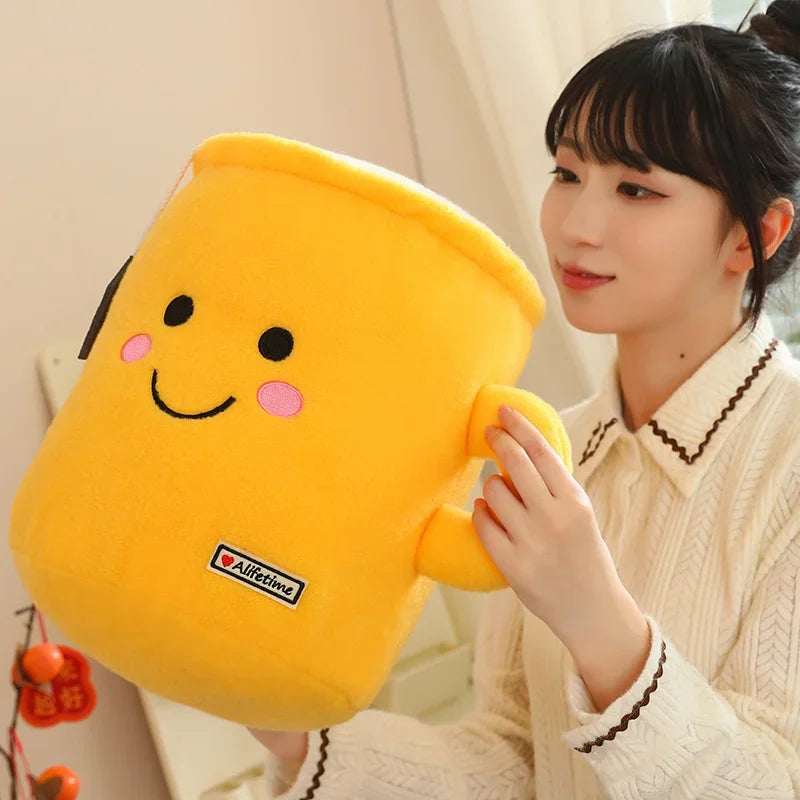 Cup of Tea Plushie, Three Colors, 13" | 34 cm plush toy – – – Image 4 | Plushie Produce