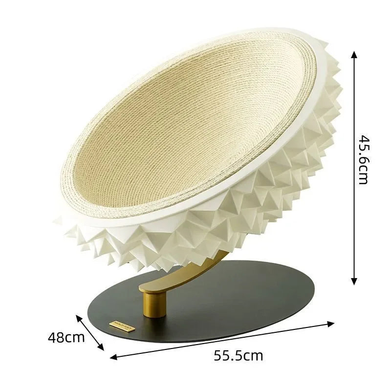 Durian Cat Bed and Scratcher, 3-in-1 Cat Product plush toy – – – Image 6 | Plushie Produce