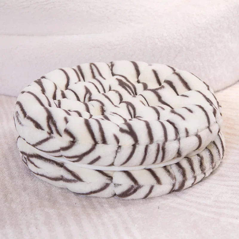 Filled Cookie Plushies, 12 Styles, 14-18" | 35-45 cm plush toy – – White tiger Round – Image 15 | Plushie Produce