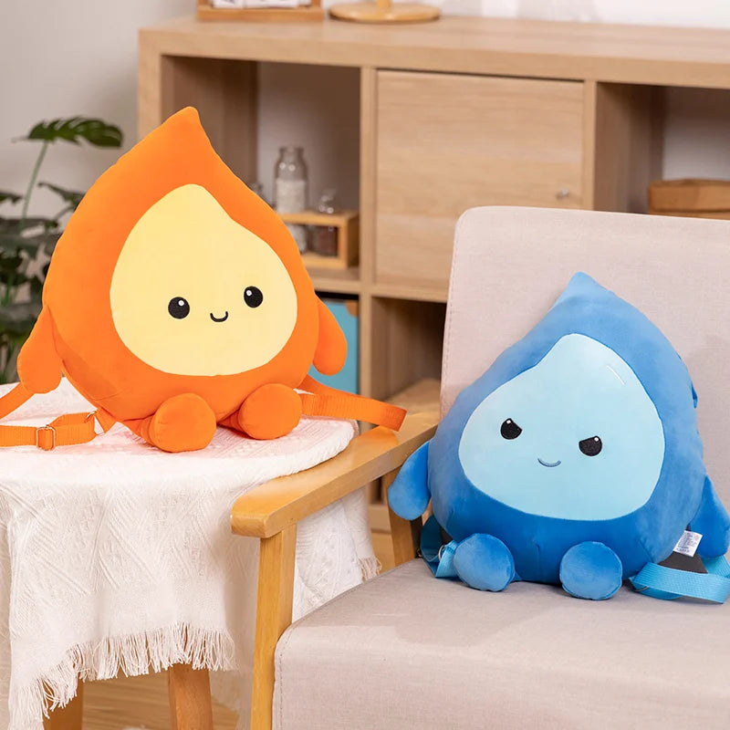 Flame Plushie Backpack, 12.5" | 32 cm plush toy – – – Image 1 | Plushie Produce