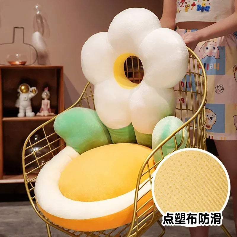 Flower Plushie Seat Cushion, 19"-22" | 50-55 cm plush toy – – – Image 6 | Plushie Produce