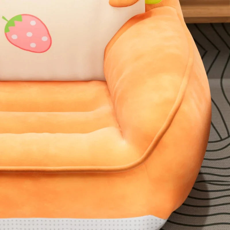 Food-Themed Children's Plushie Reading Chair plush toy – – – Image 2 | Plushie Produce