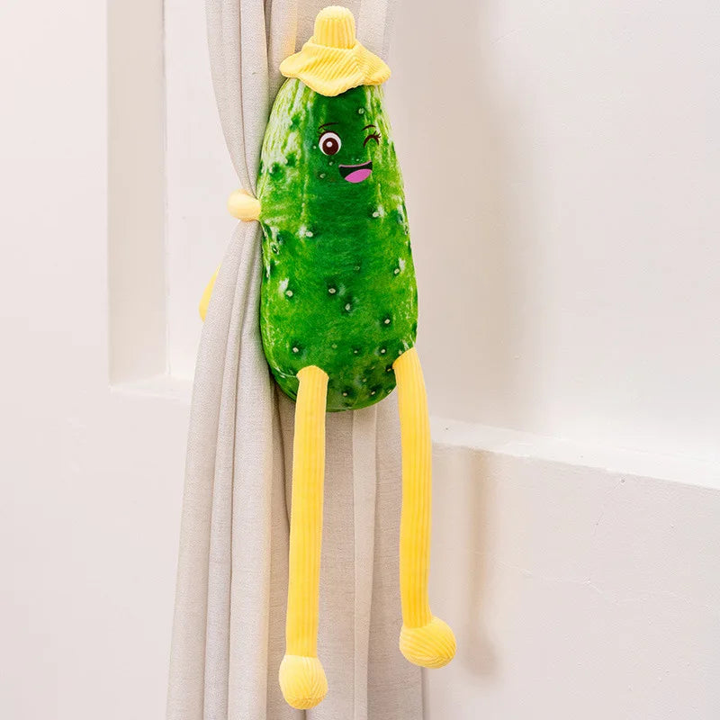 Funny Long-Armed Cucumber Plushie, 28-55" |70-140 cm plush toy – – – Image 6 | Plushie Produce