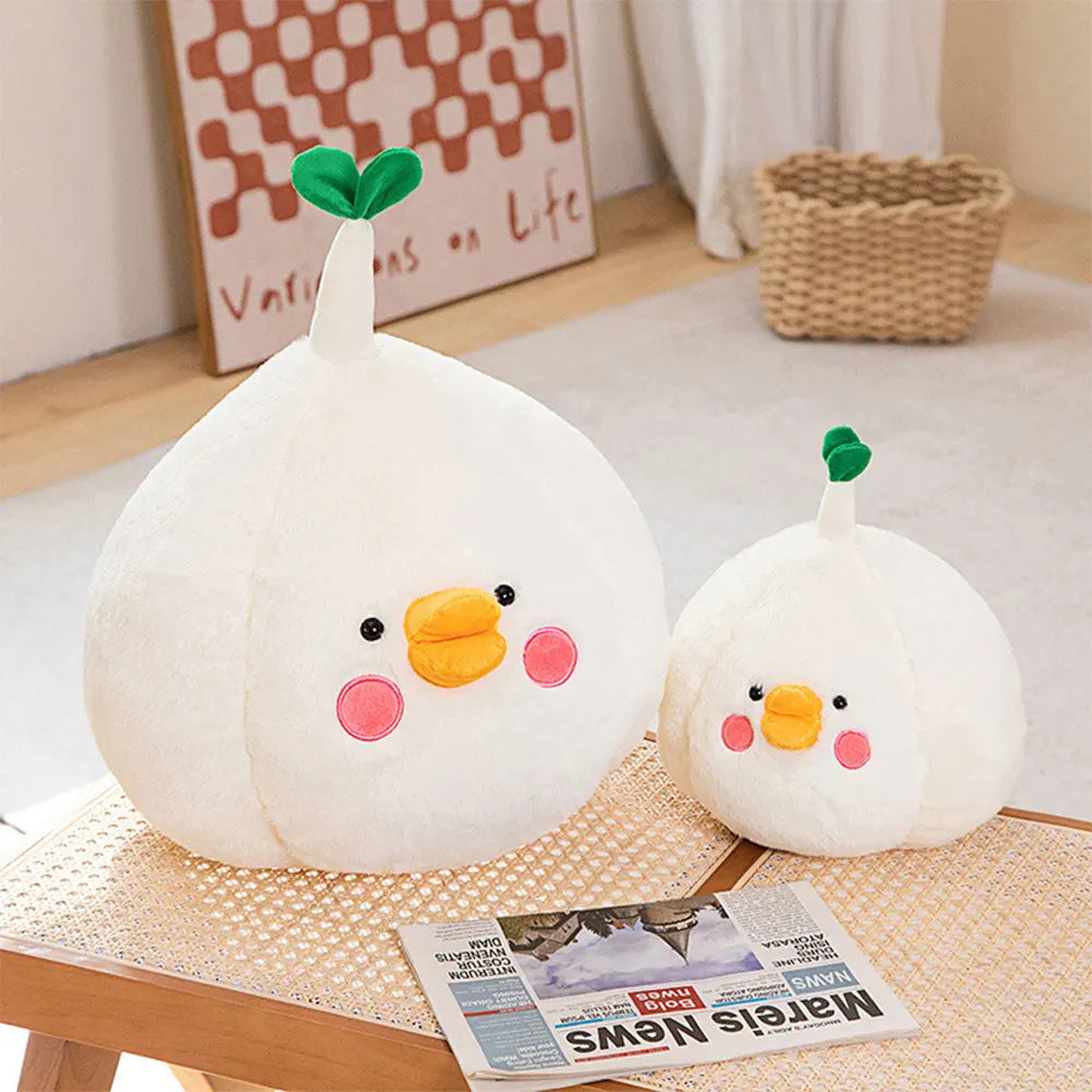 Garlic Duck Plushie, 11-19" | 28-48 cm plush toy – – – Image 1 | Plushie Produce