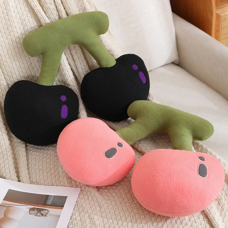 Giant Cherry Plushie, 18" | 45cm plush toy – – – Image 3 | Plushie Produce