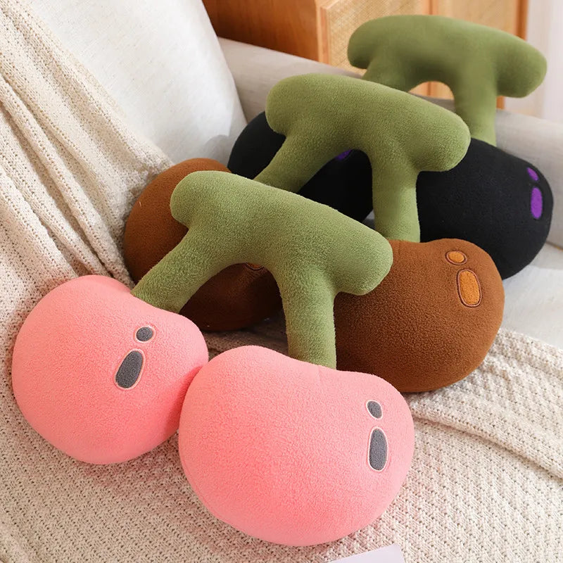Giant Cherry Plushie, 18" | 45cm plush toy – – – Image 5 | Plushie Produce