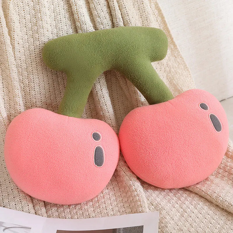 Giant Cherry Plushie, 18" | 45cm plush toy – – pink – Image 7 | Plushie Produce