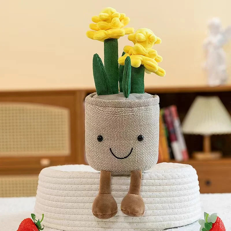 Hyacinth Flower Plushie, 14" | 35 cm plush toy – – 5 – Image 5 | Plushie Produce