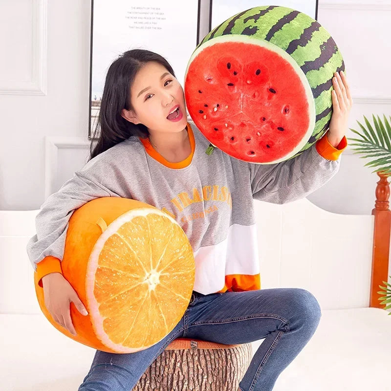 Inflatable Fruit Stools – Fun, Portable, and Sturdy plush toy – – – Image 3 | Plushie Produce