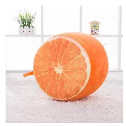 Inflatable Fruit Stools – Fun, Portable, and Sturdy plush toy – – Orange – Image 6 | Plushie Produce