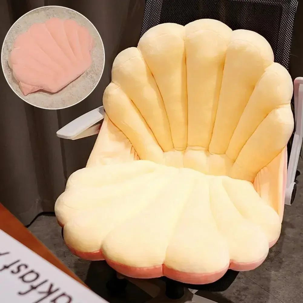 Jumbo Serene Clam Plushie, 16-60" | 40-150 cm plush toy – – Pink – Image 8 | Plushie Produce
