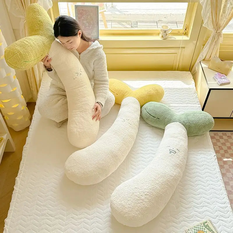 Kawaii Bean Sprout Body Pillow, Two Colors, 28-47" | 70-120 cm plush toy – – – Image 3 | Plushie Produce