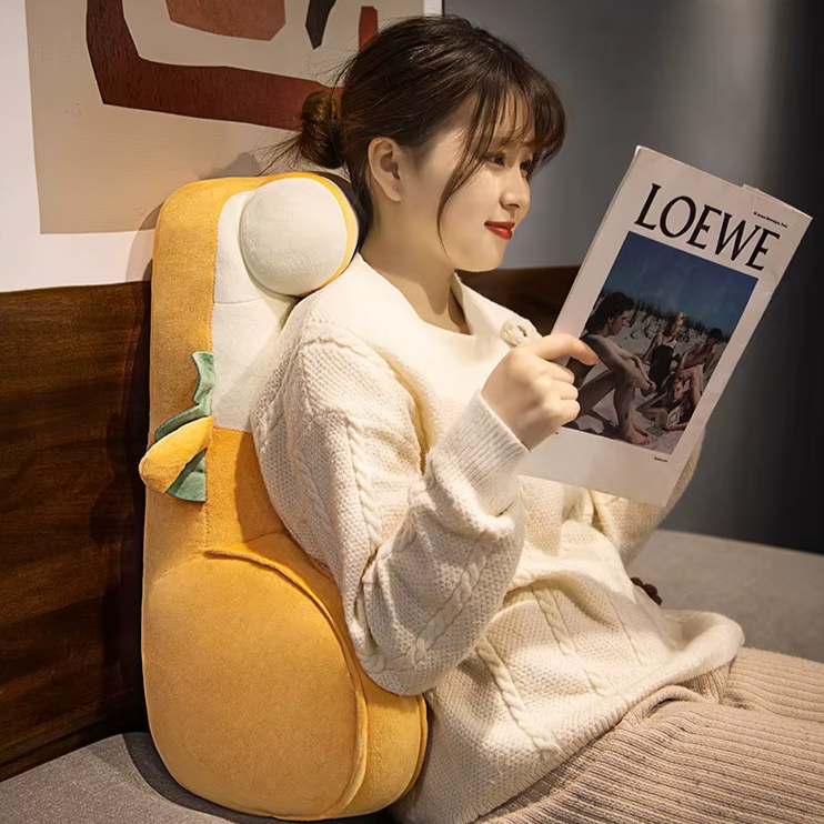 Kawaii Fruit Backrest Pillow – Cozy Support with a Juicy Twist! plush toy – – – Image 6 | Plushie Produce