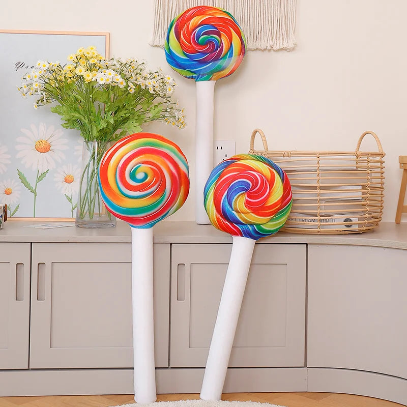 Lollipop Plushie – Sweeten Up Your Space, 16-28" | 40-70 cm plush toy – – – Image 3 | Plushie Produce
