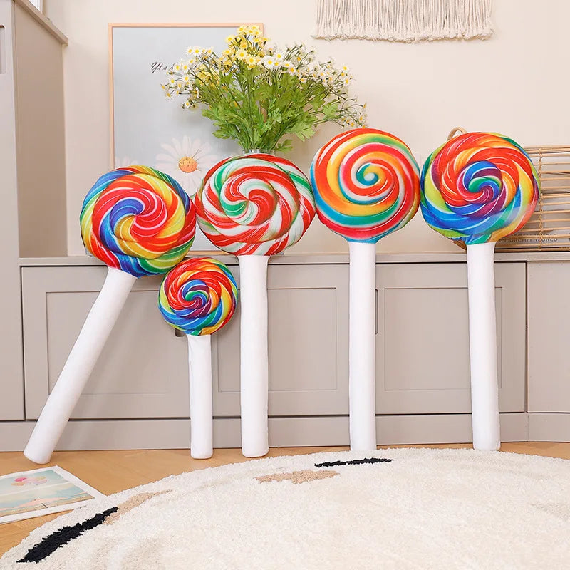 Lollipop Plushie – Sweeten Up Your Space, 16-28" | 40-70 cm plush toy – – – Image 6 | Plushie Produce