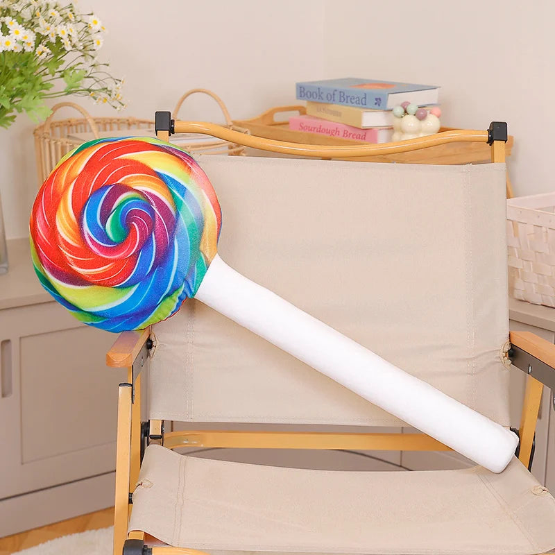 Lollipop Plushie – Sweeten Up Your Space, 16-28" | 40-70 cm plush toy – – More Blue – Image 9 | Plushie Produce