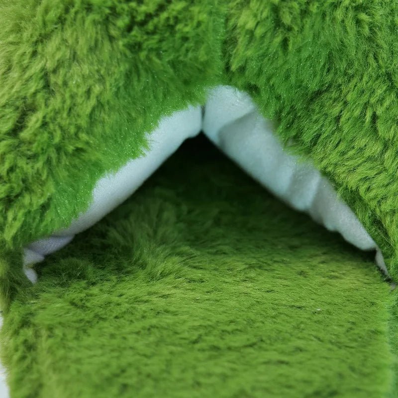 Plush Avocado Children's Slippers, Ages 7-9 plush toy – – – Image 4 | Plushie Produce