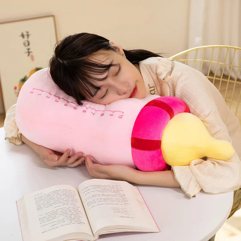 Plush Milk Bottle – Two Colors - 16-26"| 40-60 cm plush toy – – – Image 6 | Plushie Produce