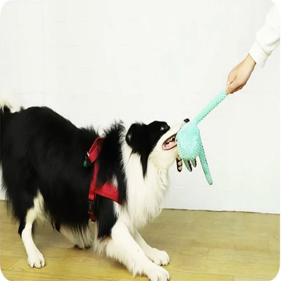 Plush Octopus Squeaky Dog Chew Toy, 13" | 32 cm plush toy – – – Image 4 | Plushie Produce
