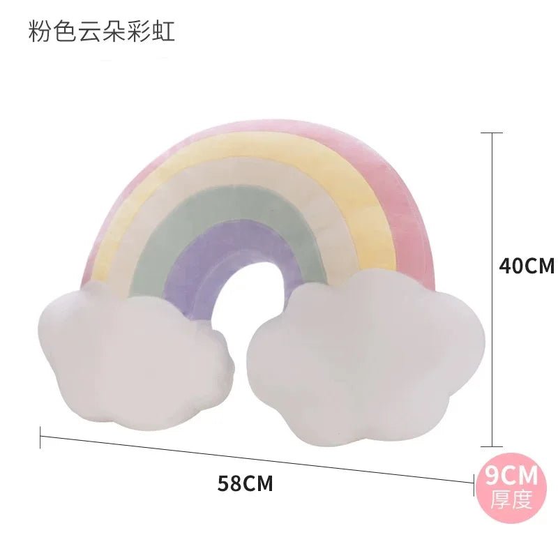 Plush Pastel Marshmallow Throw Pillows, 23 Designs plush toy – – pink rainbow – Image 21 | Plushie Produce