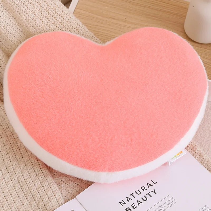 Plush Pastel Marshmallow Throw Pillows, 23 Designs plush toy – – red heart – Image 23 | Plushie Produce