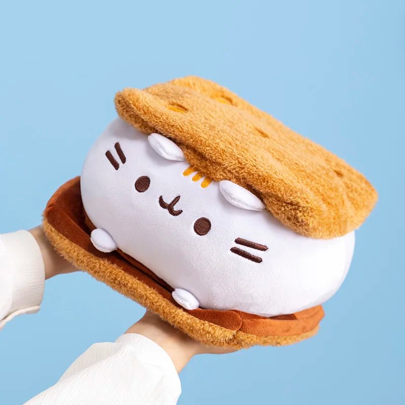 Plushie Cat Marshmallow S'more Plushie, 6-9" | 15-22 cm plush toy – – 22cm – Image 1 | Plushie Produce