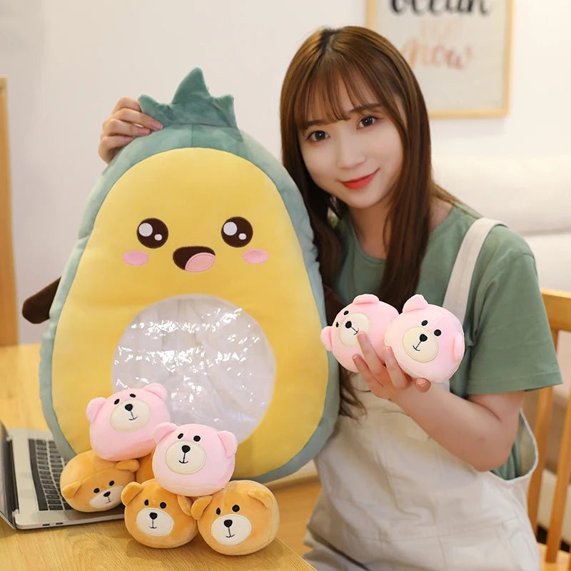 Plushie Food with Eight Mini Dolls: Four Food Choices plush toy – – – Image 7 | Plushie Produce