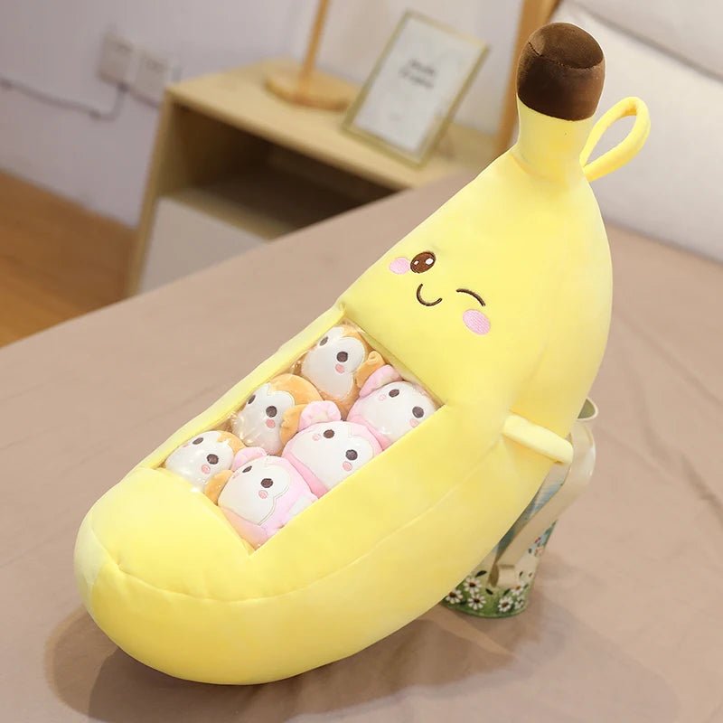 Plushie Food with Eight Mini Dolls: Four Food Choices plush toy – – – Image 8 | Plushie Produce