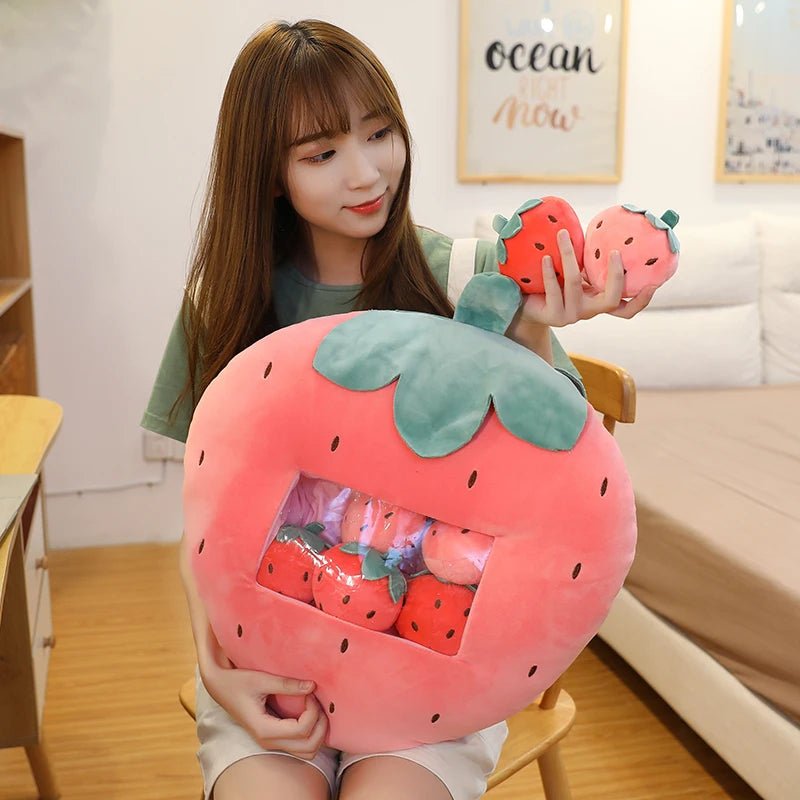 Plushie Food with Eight Mini Dolls: Four Food Choices plush toy – – – Image 9 | Plushie Produce