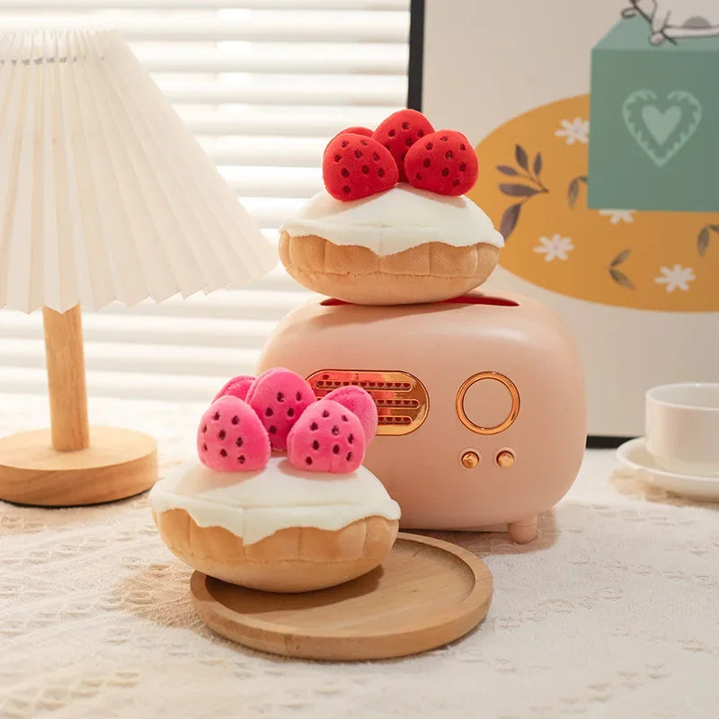 Plushie Fruit Tart Dessert, 4-8" | 10-20 cm plush toy – – – Image 6 | Plushie Produce