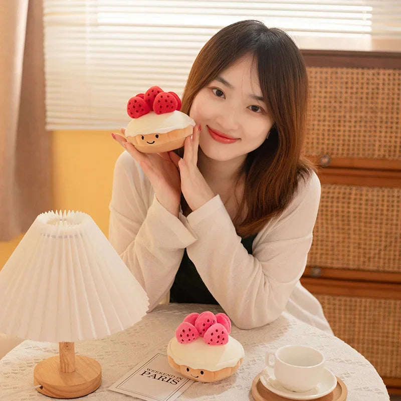 Plushie Fruit Tart Dessert, 4-8" | 10-20 cm plush toy – – – Image 7 | Plushie Produce